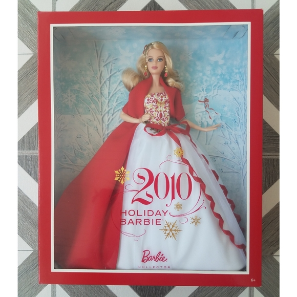 NIB 2010 Holiday Barbie Collectible